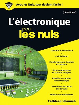 cover image of L'électronique pour les Nuls poche
